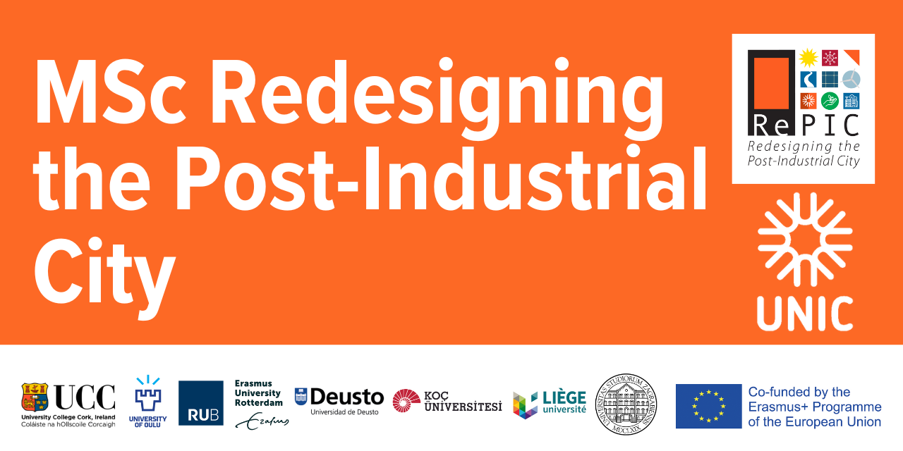 UNIC Masters Redesigning the Post Industrial City banner image
